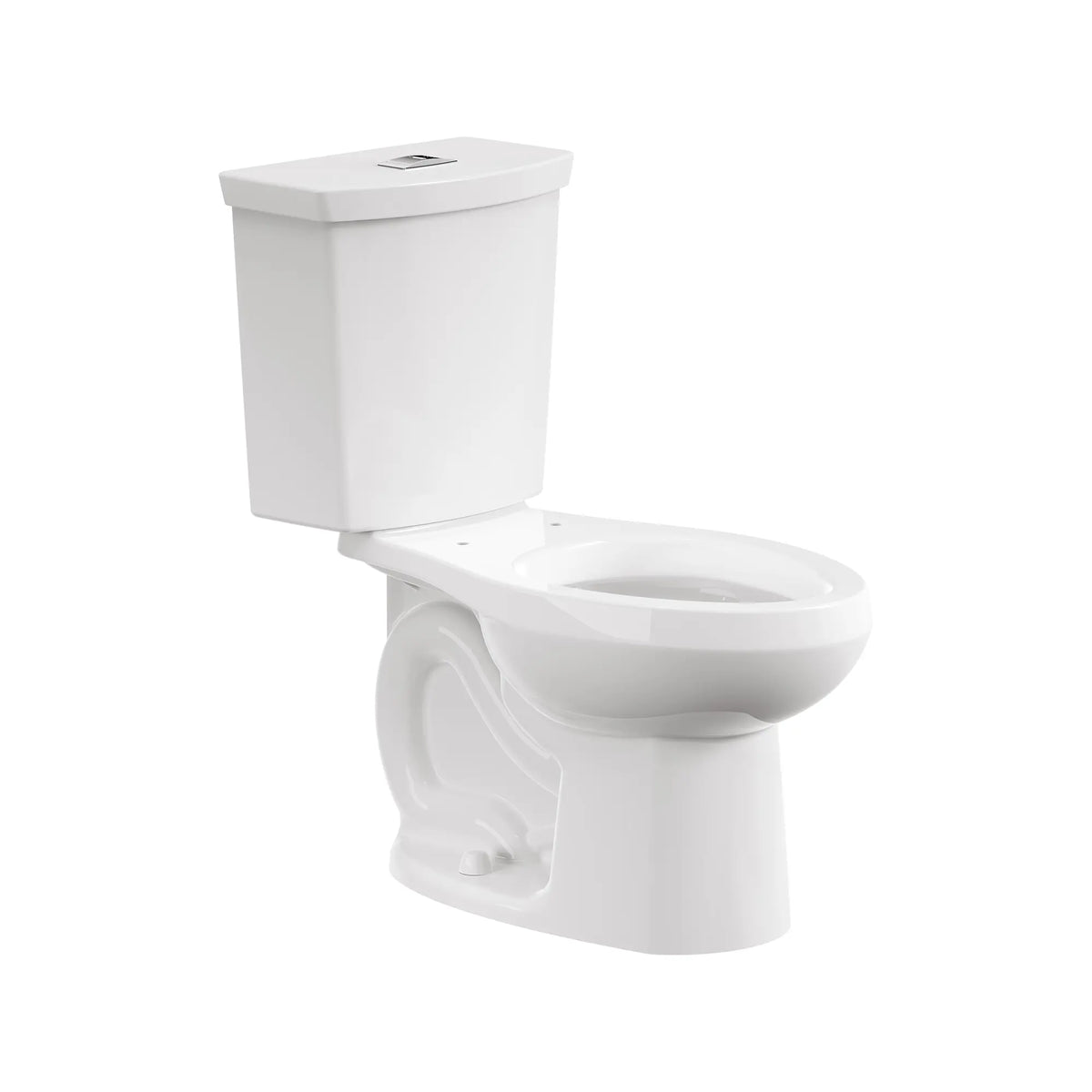 American Standard H2Option Two-Piece Dual Flush 1.28 gpf/4.8 Lpf and 0.92 gpf/3.5 Lpf Standard Height Elongated Toilet Less Seat - details