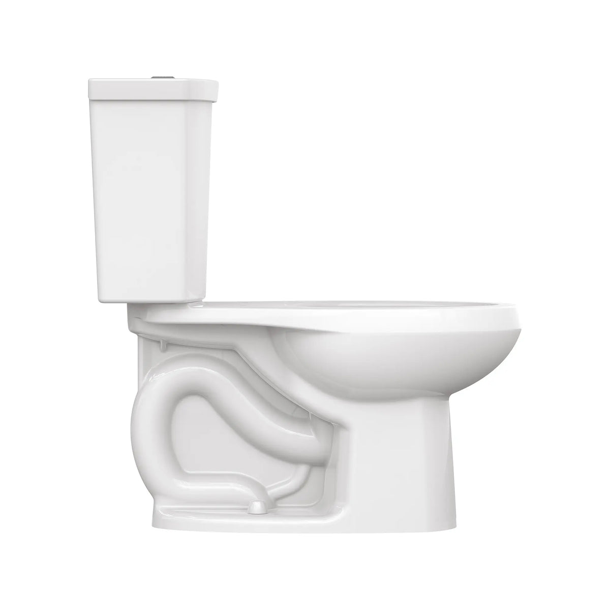 American Standard H2Option Two-Piece Dual Flush 1.28 gpf/4.8 Lpf and 0.92 gpf/3.5 Lpf Standard Height Elongated Toilet Less Seat - details