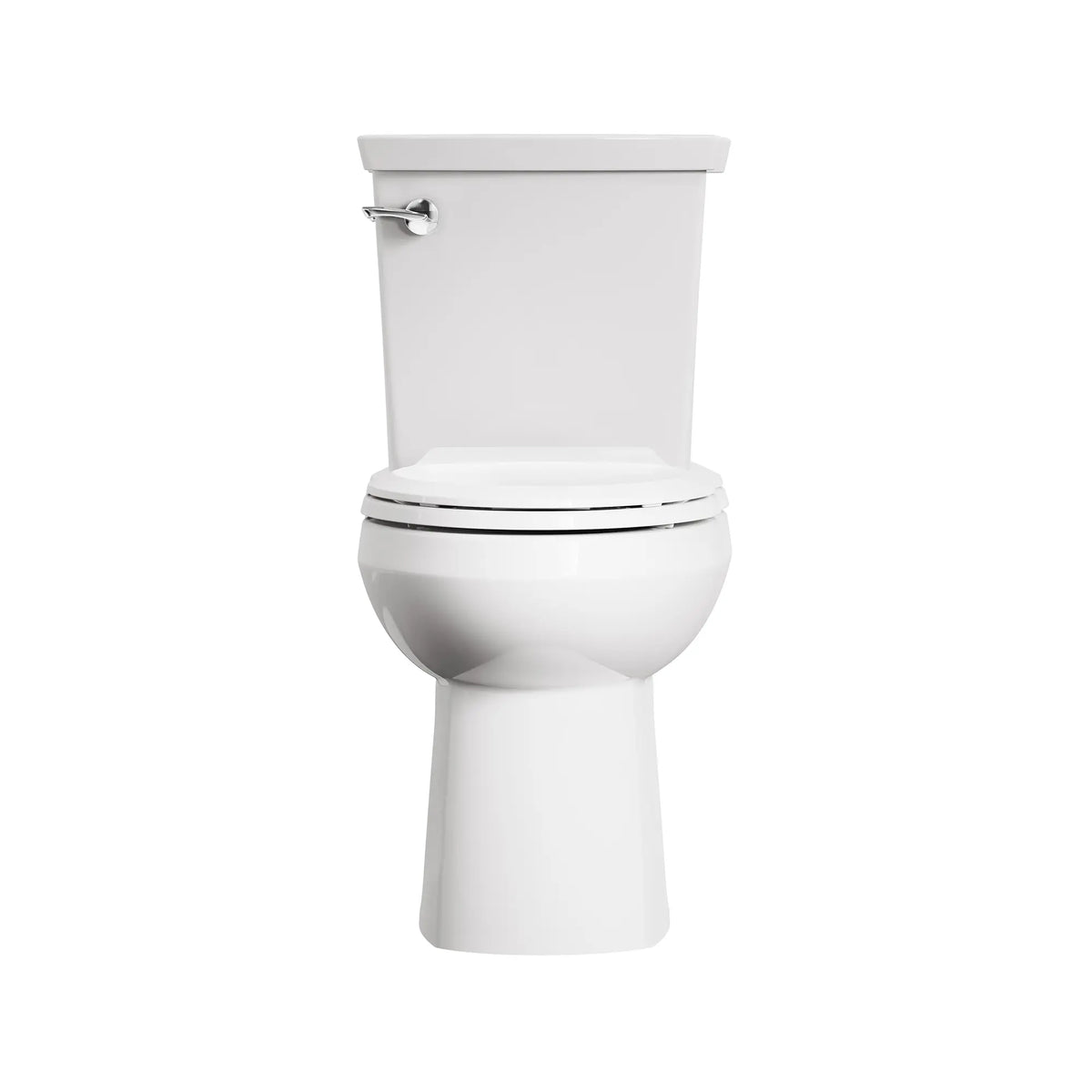 American Standard H2Optimum Two-Piece 1.1 gpf/4.2 Lpf Chair Height Elongated Toilet Less Seat - White