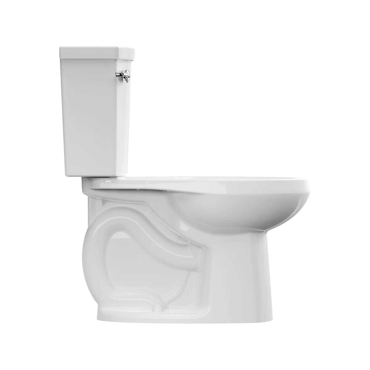 American Standard H2Optimum Two-Piece 1.1 gpf/4.2 Lpf Chair Height Elongated Toilet Less Seat - details