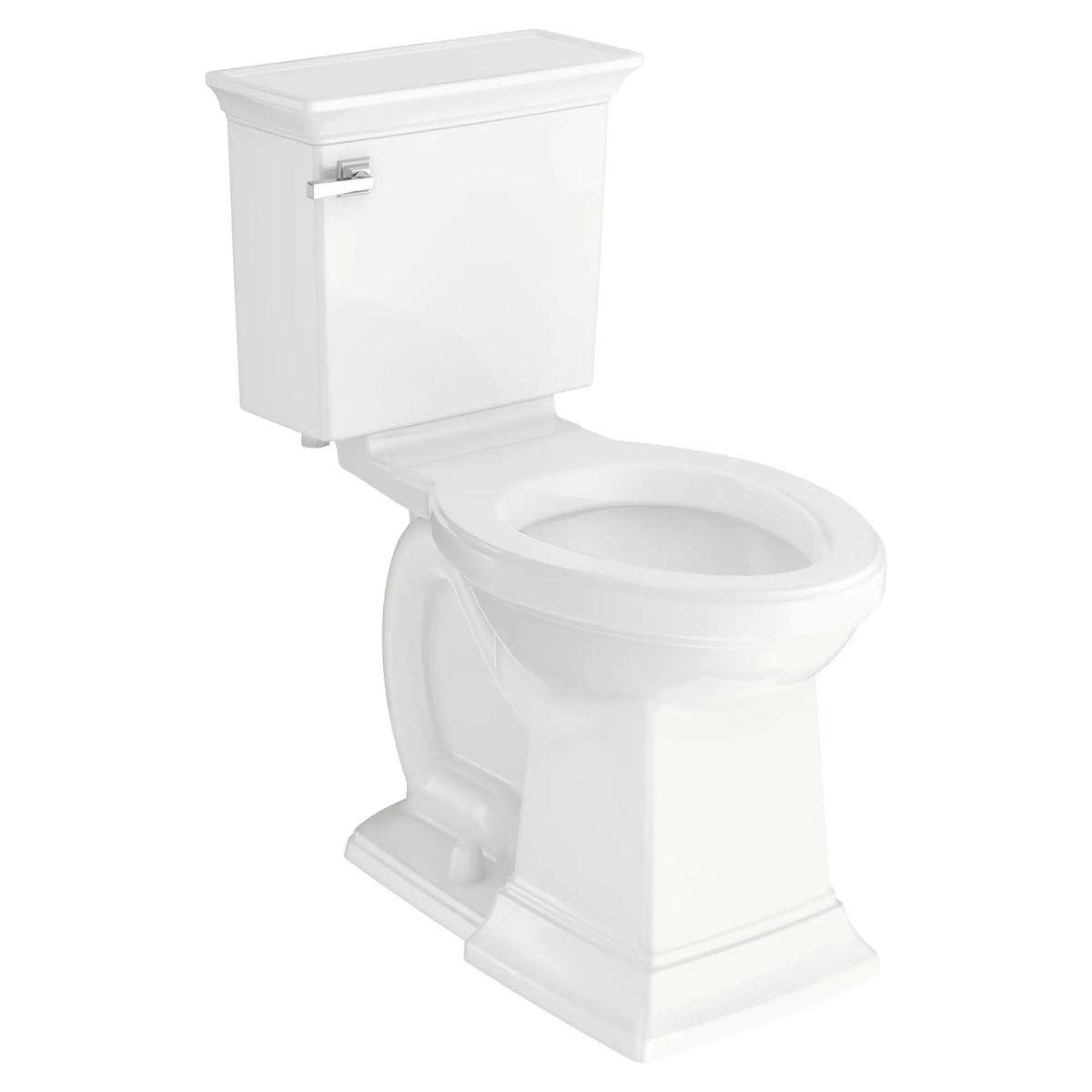 American Standard Town Square S Two-Piece 1.28 gpf/4.8 Lpf Chair Height Elongated Toilet Less Seat - White
