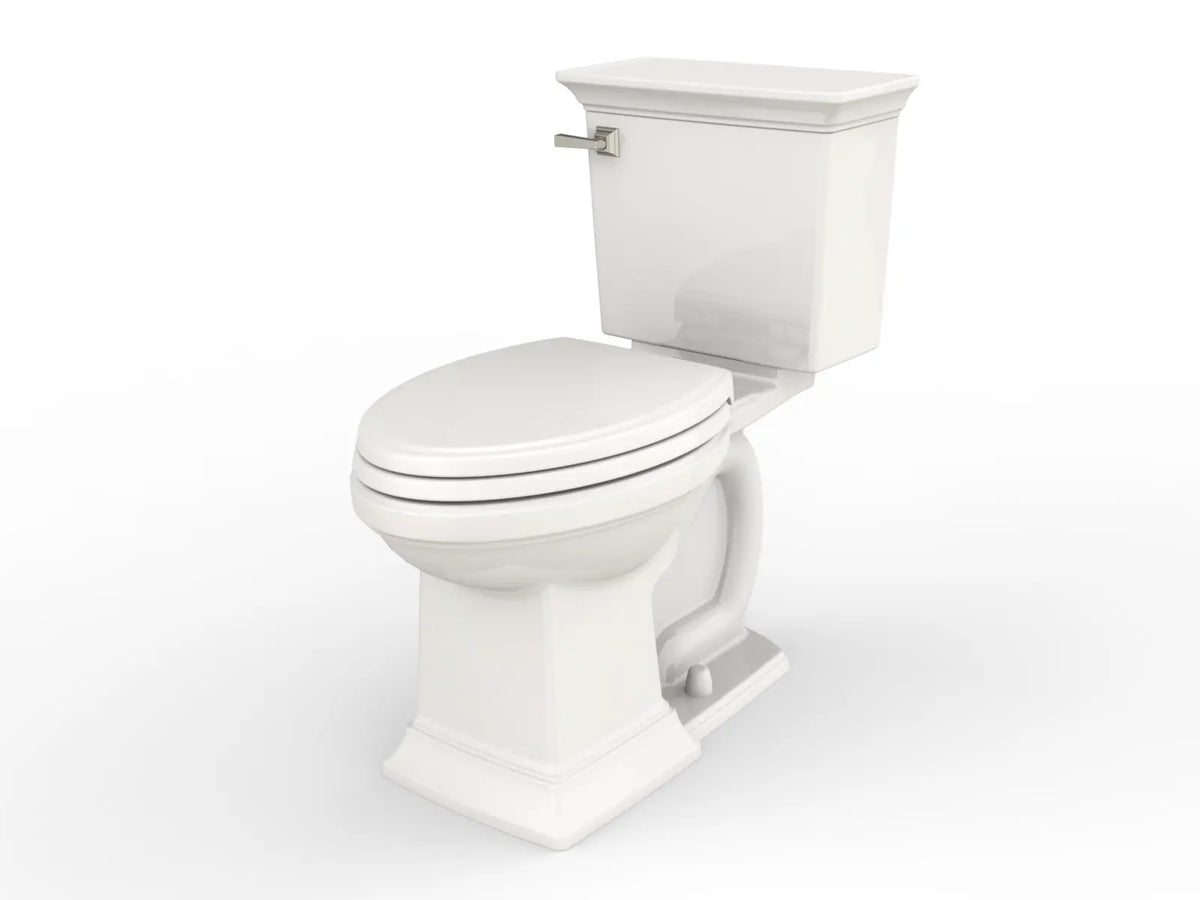 American Standard Town Square S Two-Piece 1.28 gpf/4.8 Lpf Chair Height Elongated Toilet Less Seat - details
