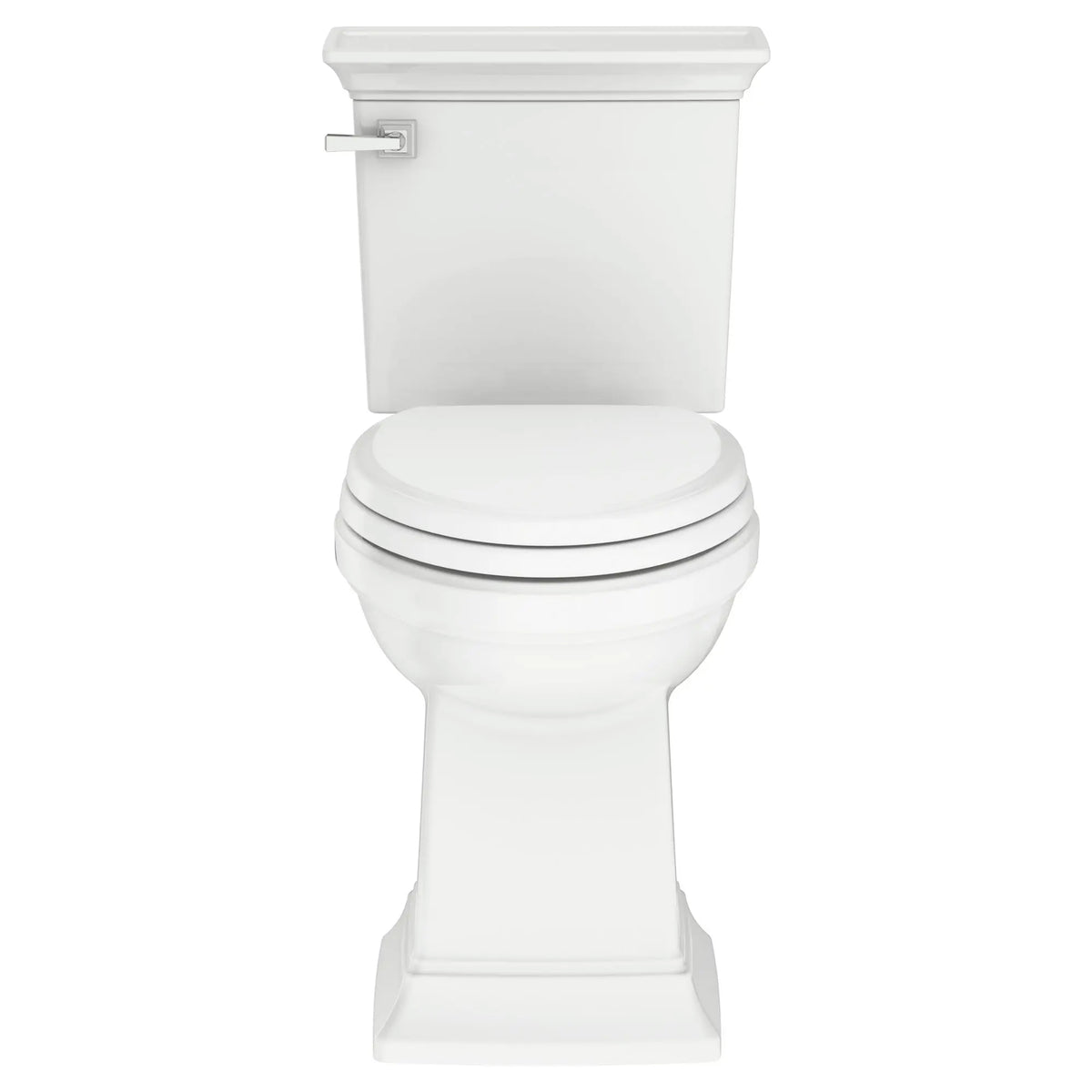 American Standard Town Square S Two-Piece 1.28 gpf/4.8 Lpf Chair Height Elongated Toilet Less Seat - details