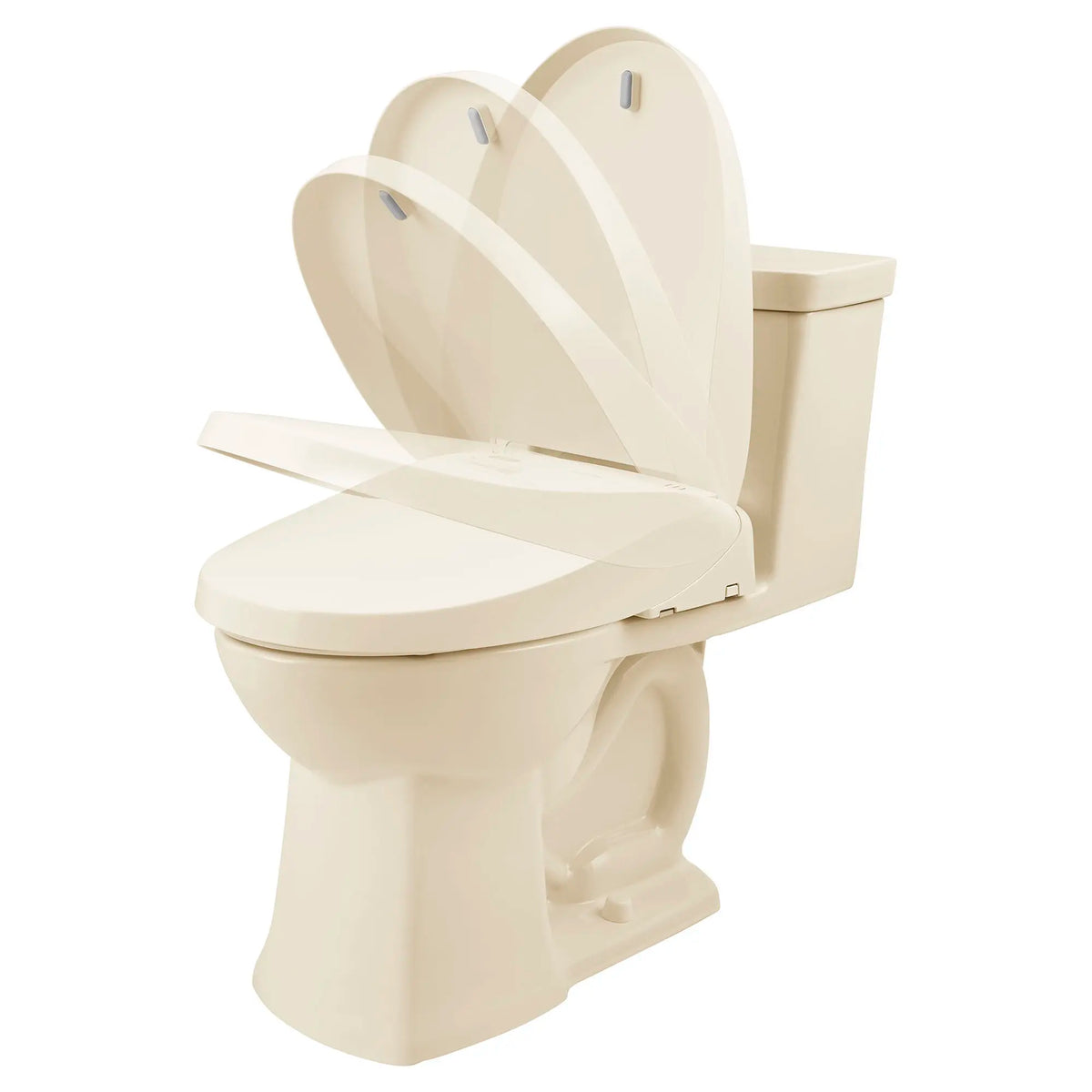 American Standard Townsend VorMax One-Piece 1.28 gpf/4.8 Lpf Chair Height Elongated Toilet with Seat - details