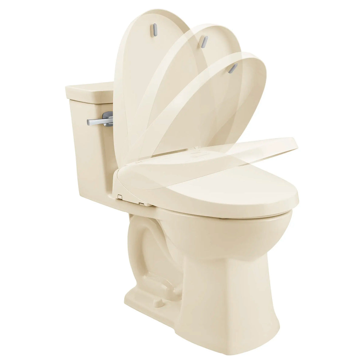 American Standard Townsend VorMax One-Piece 1.28 gpf/4.8 Lpf Chair Height Elongated Toilet with Seat - details