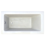 American Standard Studio 60 x 32-Inch Drop-In Soaking Bathtub with Zero Edge - White