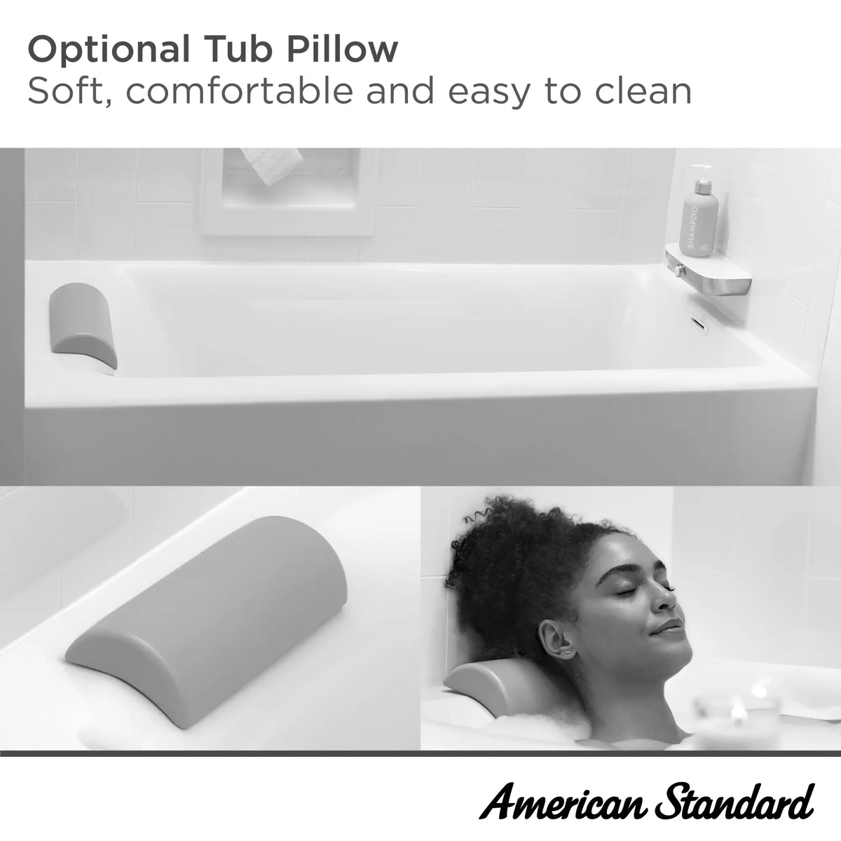 American Standard Aspirations 60 x 30-Inch Integral Apron Bathtub With Left-Hand Drain - details