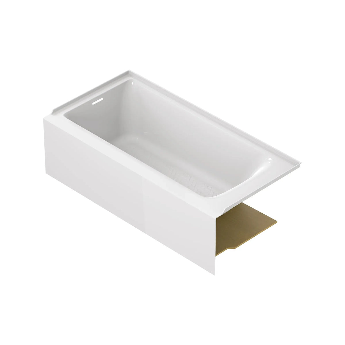 American Standard Aspirations 60 x 30-Inch Integral Apron Bathtub With Left-Hand Drain - details