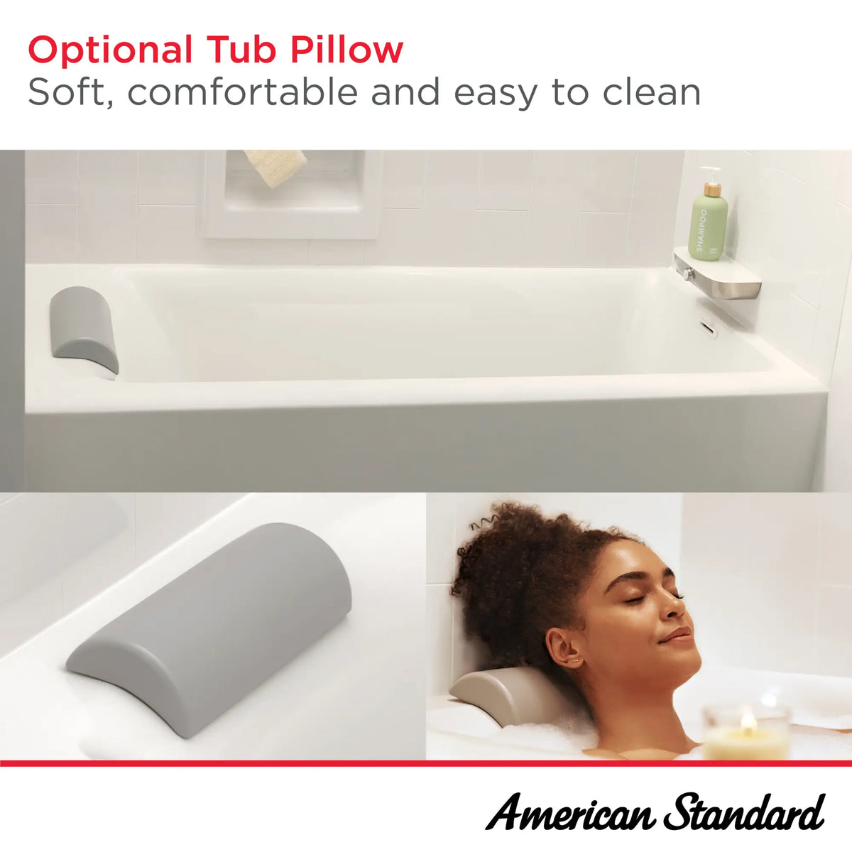 American Standard Aspirations 60 x 36-Inch Integral Apron Bathtub With Left-Hand Drain - details