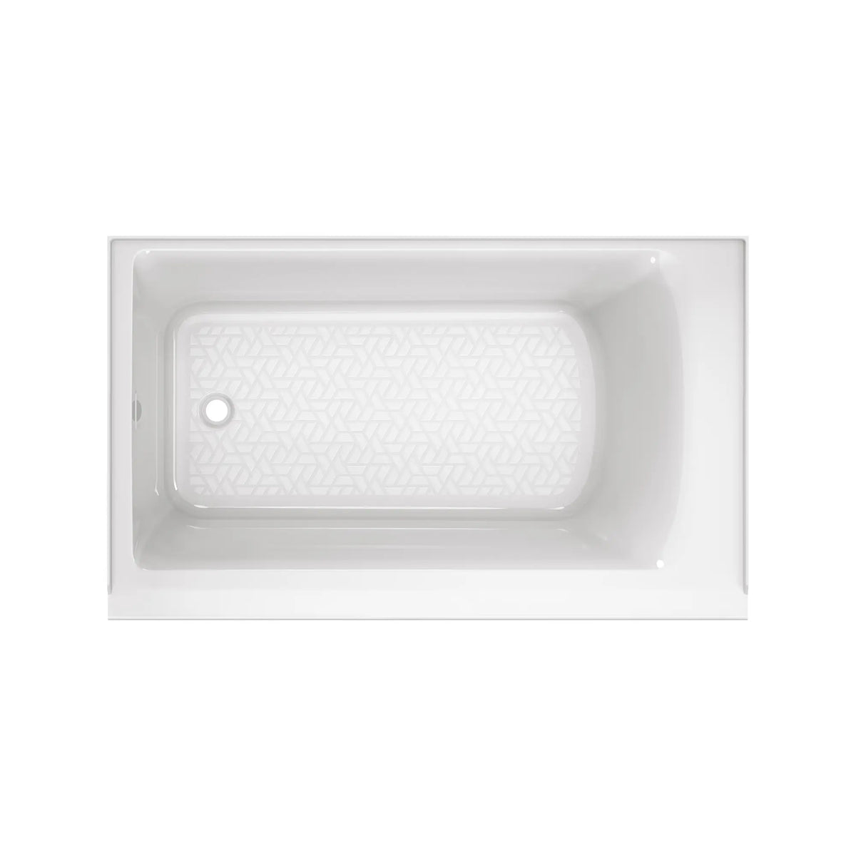 American Standard Aspirations 60 x 36-Inch Integral Apron Bathtub With Left-Hand Drain - details