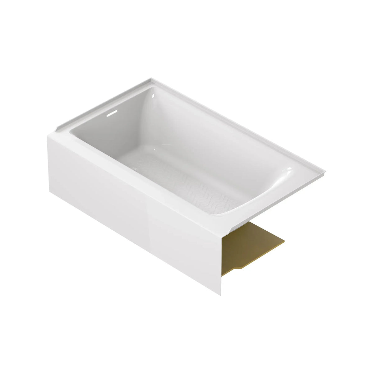 American Standard Aspirations 60 x 36-Inch Integral Apron Bathtub With Left-Hand Drain - details