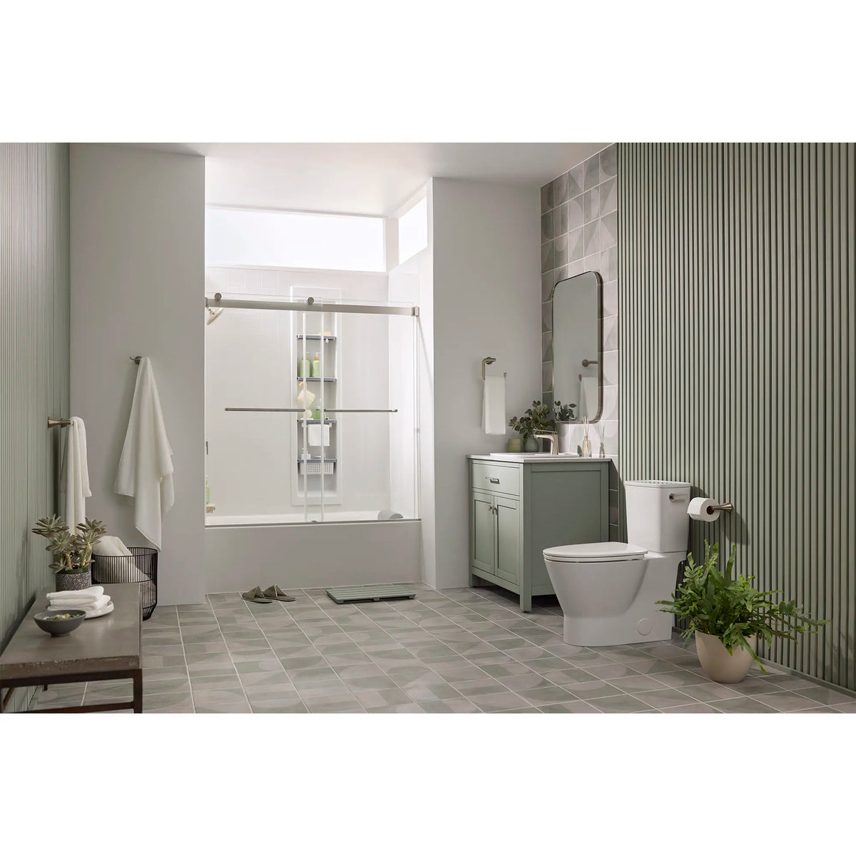 American Standard Aspirations 60 x 36-Inch Integral Apron Bathtub With Left-Hand Drain - details