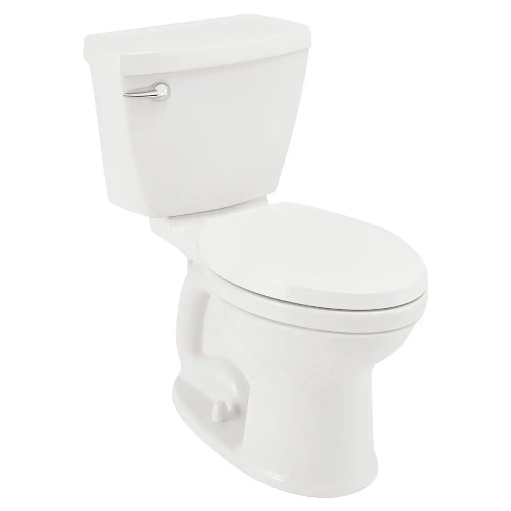 American Standard Champion 4 Max 2-Piece 1.28 gpf/4.8 Lpf Chair Height Round Front Complete Toilet With Seat and Lined Tank - White