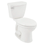 American Standard Champion 4 Max 2-Piece 1.28 gpf/4.8 Lpf Chair Height Round Front Complete Toilet With Seat and Lined Tank - White