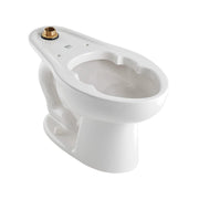 American Standard Madera 1.1 - 1.6 gpf (4.2 - 6.0 Lpf) 15 Height Top Spud Elongated EverClean Bowl With Bedpan Lugs - White