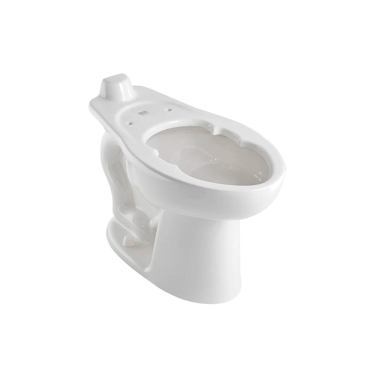 American Standard Madera 1.1 - 1.6 gpf (4.2 - 6.0 Lpf) Chair Height Back Spud Elongated EverClean Bowl With Bedpan Lugs - White