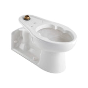 American Standard Priolo 1.1 - 1.6 gpf (4.2 - 6.0 Lpf) Top Spud Back Outlet Elongated EverClean Bowl With Bedpan Lugs - White