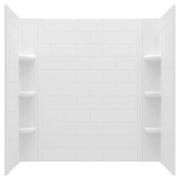 American Standard Princeton PRO 60 x 30 x 60-inch Direct to Stud Subway Tile Bathtub Wall Set - White