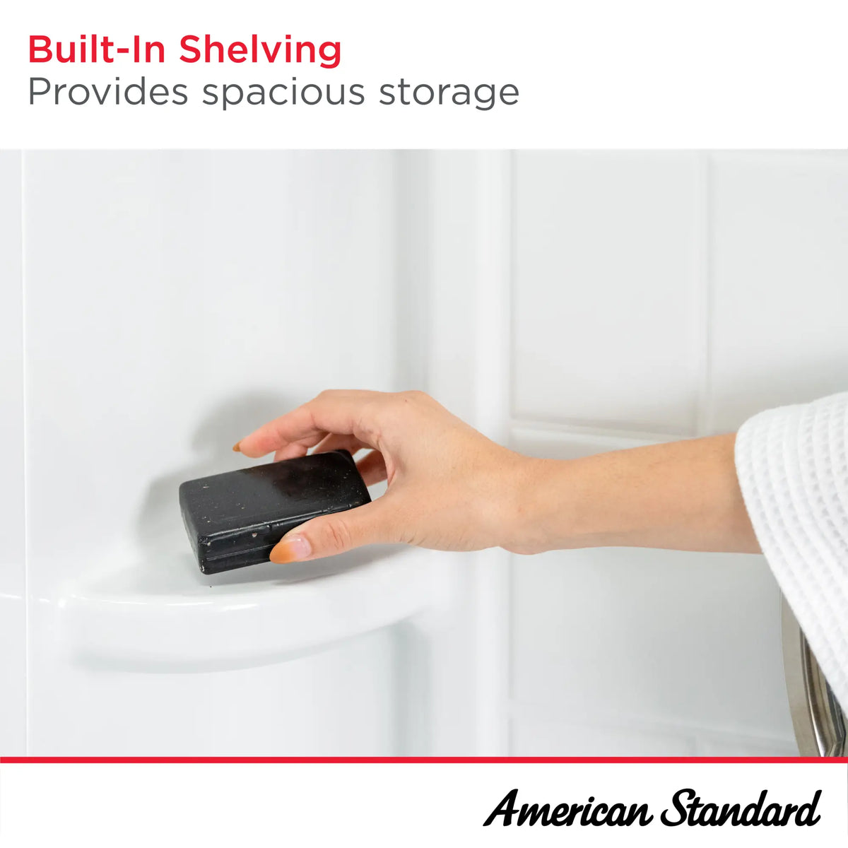 American Standard Princeton PRO 60 x 30 x 60-inch Direct to Stud Subway Tile Bathtub Wall Set - details