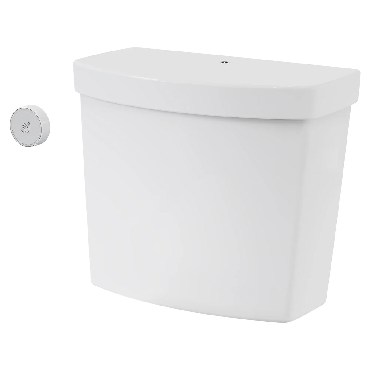 American Standard Cadet Touchless 1.28 gpf Single Flush Toilet Tank Only with Locking Device - details