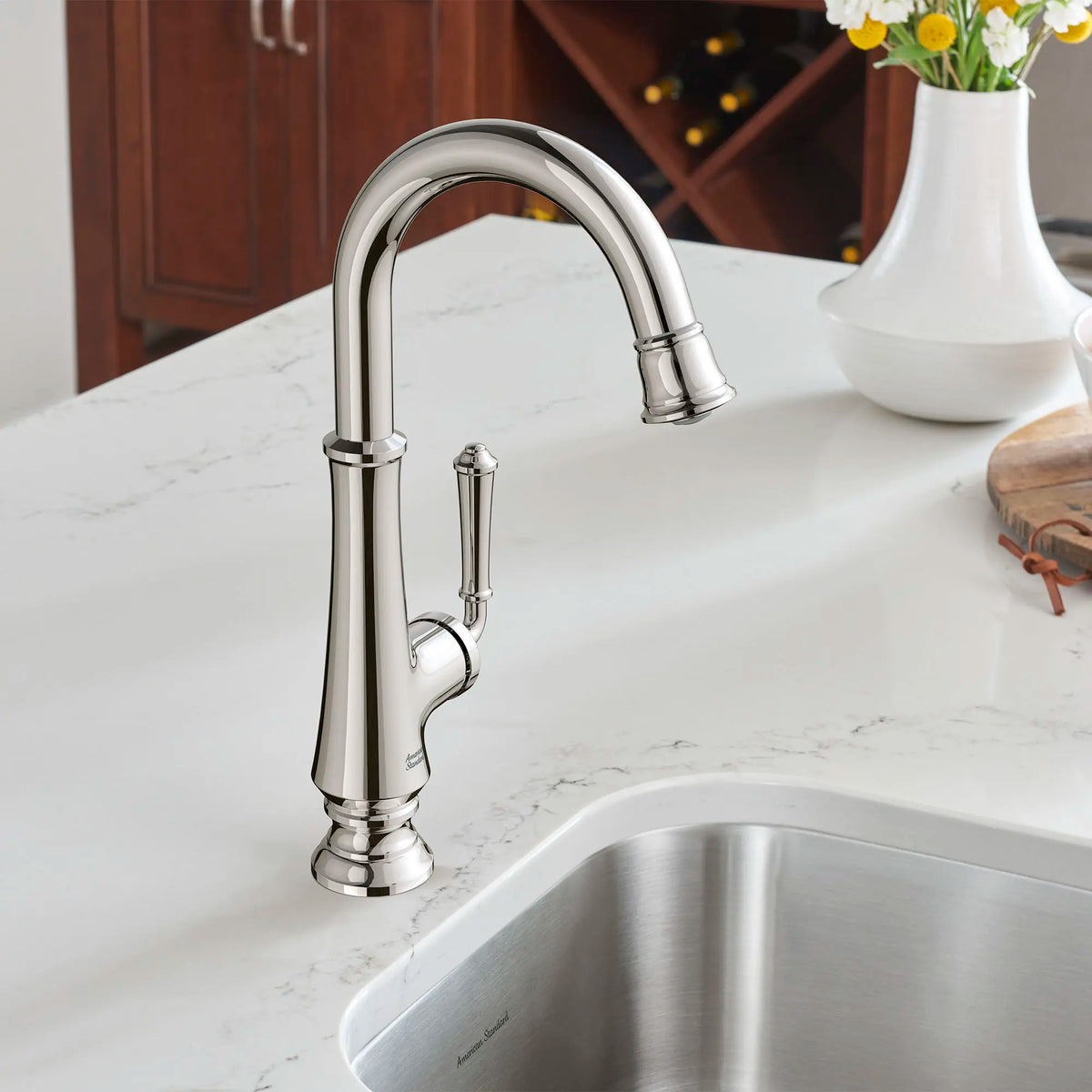 American Standard Delancey Single-Handle Pull-Down Bar Faucet 1.5 gpm/5.7 L/min - details