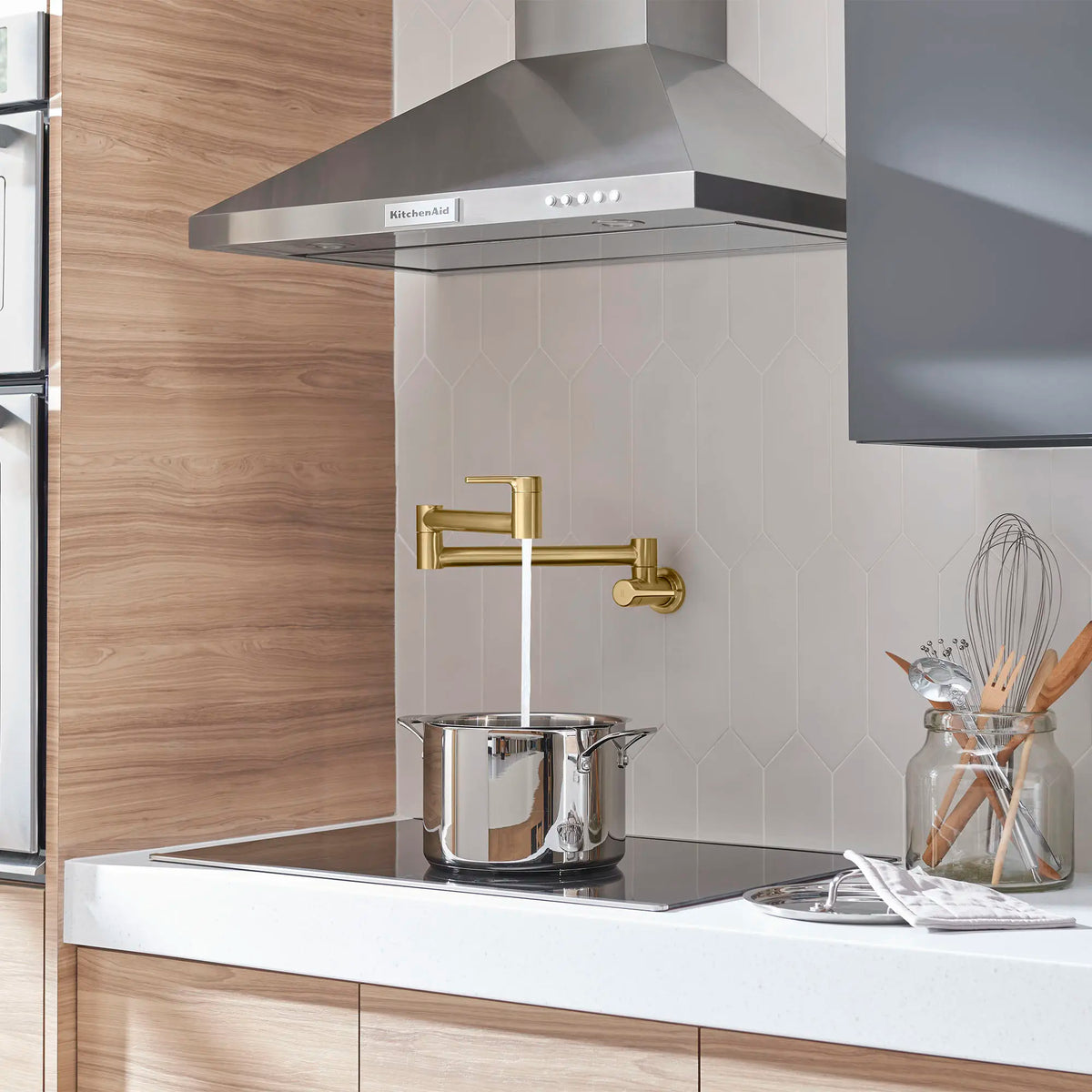 American Standard Studio S Wall-Mount Pot Filler Kitchen Faucet - details