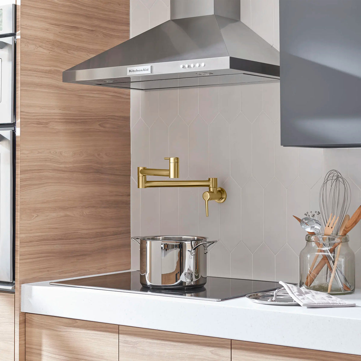 American Standard Studio S Wall-Mount Pot Filler Kitchen Faucet - details