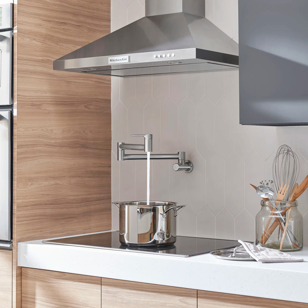 American Standard Studio S Wall-Mount Pot Filler Kitchen Faucet - details