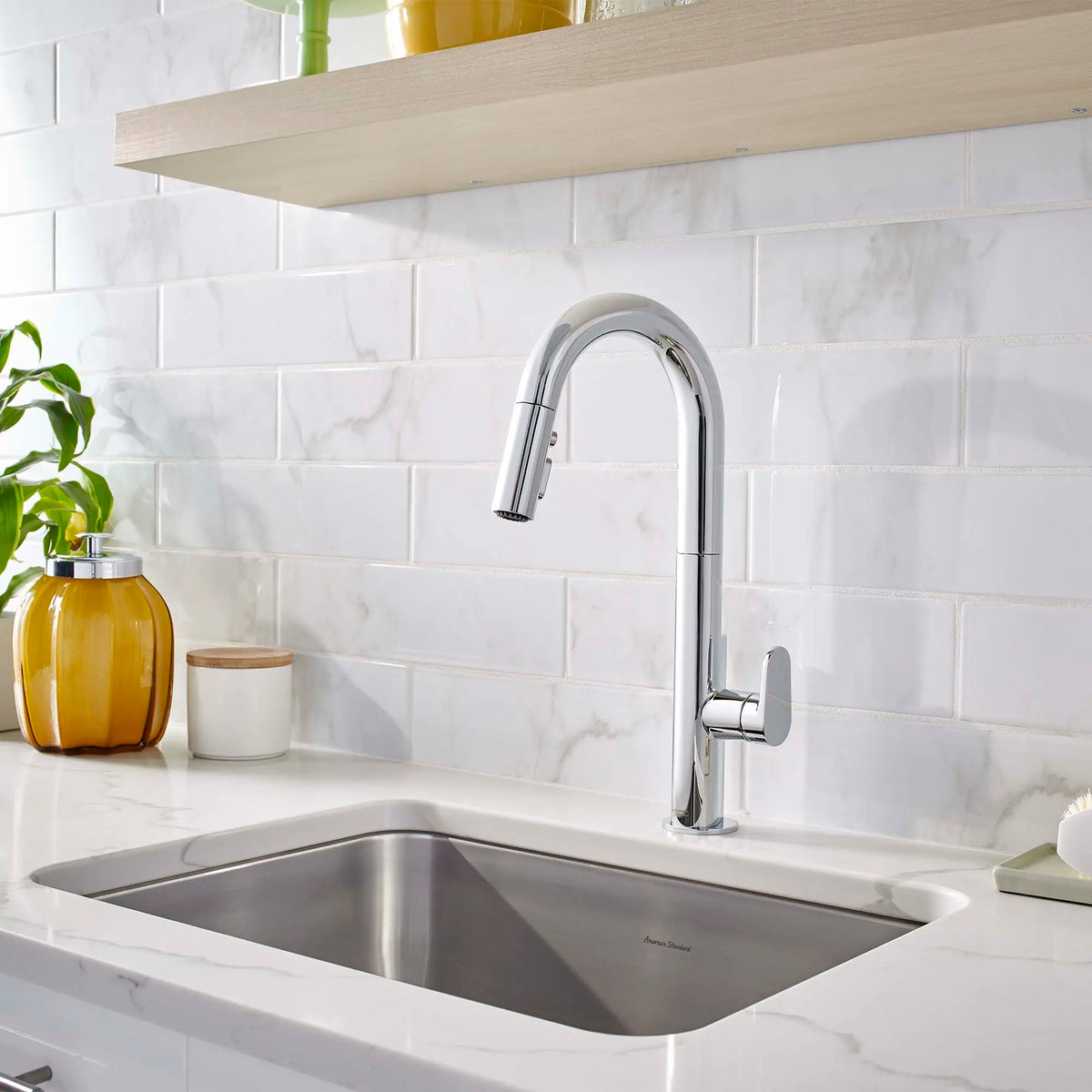 American Standard Beale Single-Handle Pull-Down Dual Spray Kitchen Faucet 1.5 gpm/5.7 L/min - product view