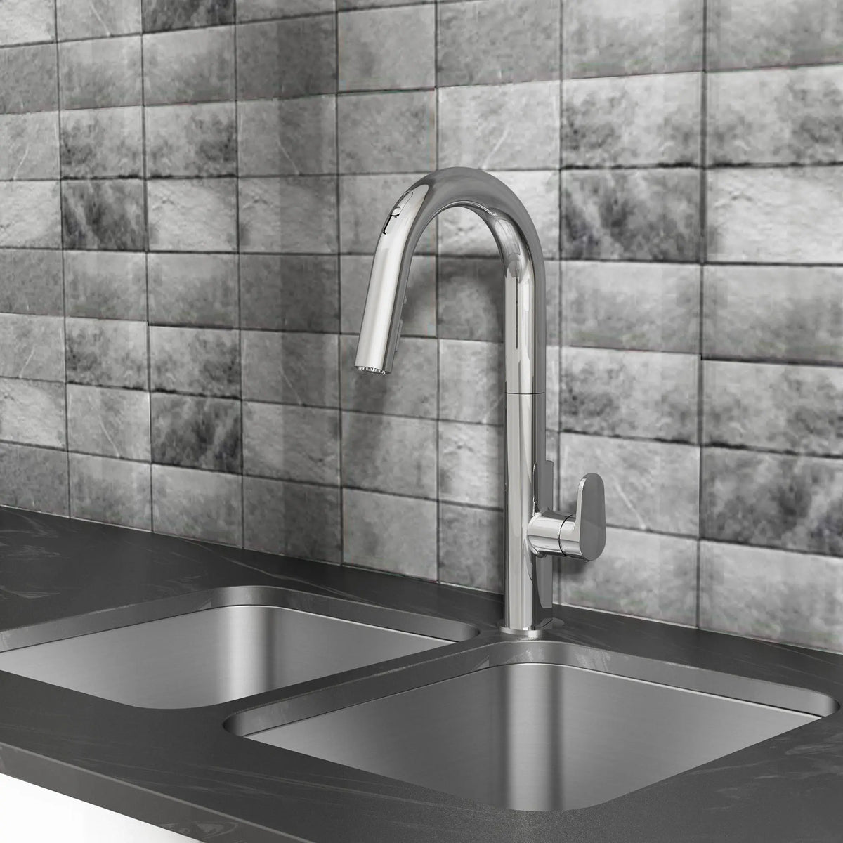 American Standard Beale Touchless Single-Handle Pull-Down Dual Spray Kitchen Faucet 1.5 gpm/5.7 L/min - details
