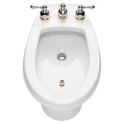 American Standard Cadet Three-Hole Deck Mount Fitting Bidet Bowl - White