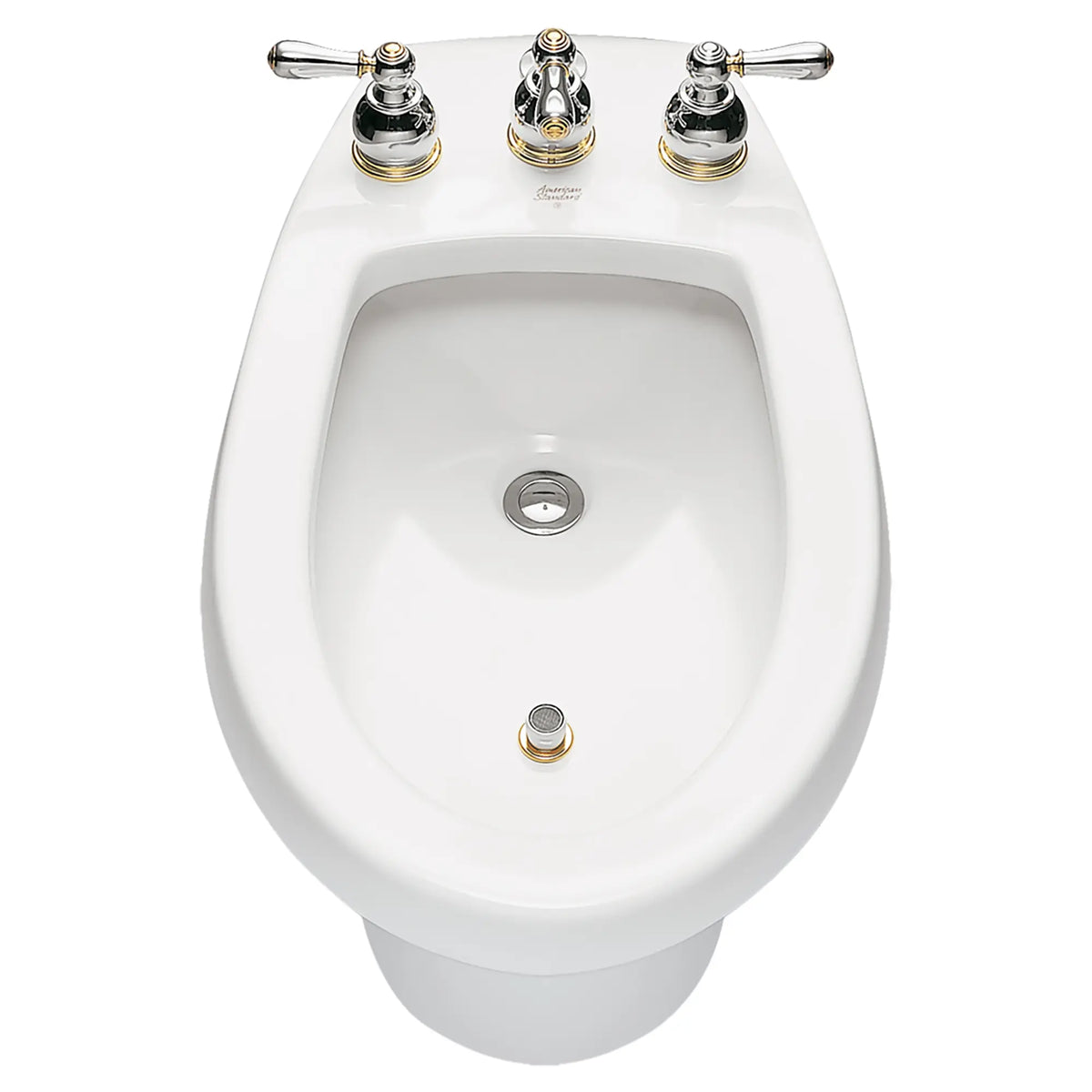 American Standard Cadet Three-Hole Deck Mount Fitting Bidet Bowl - product view