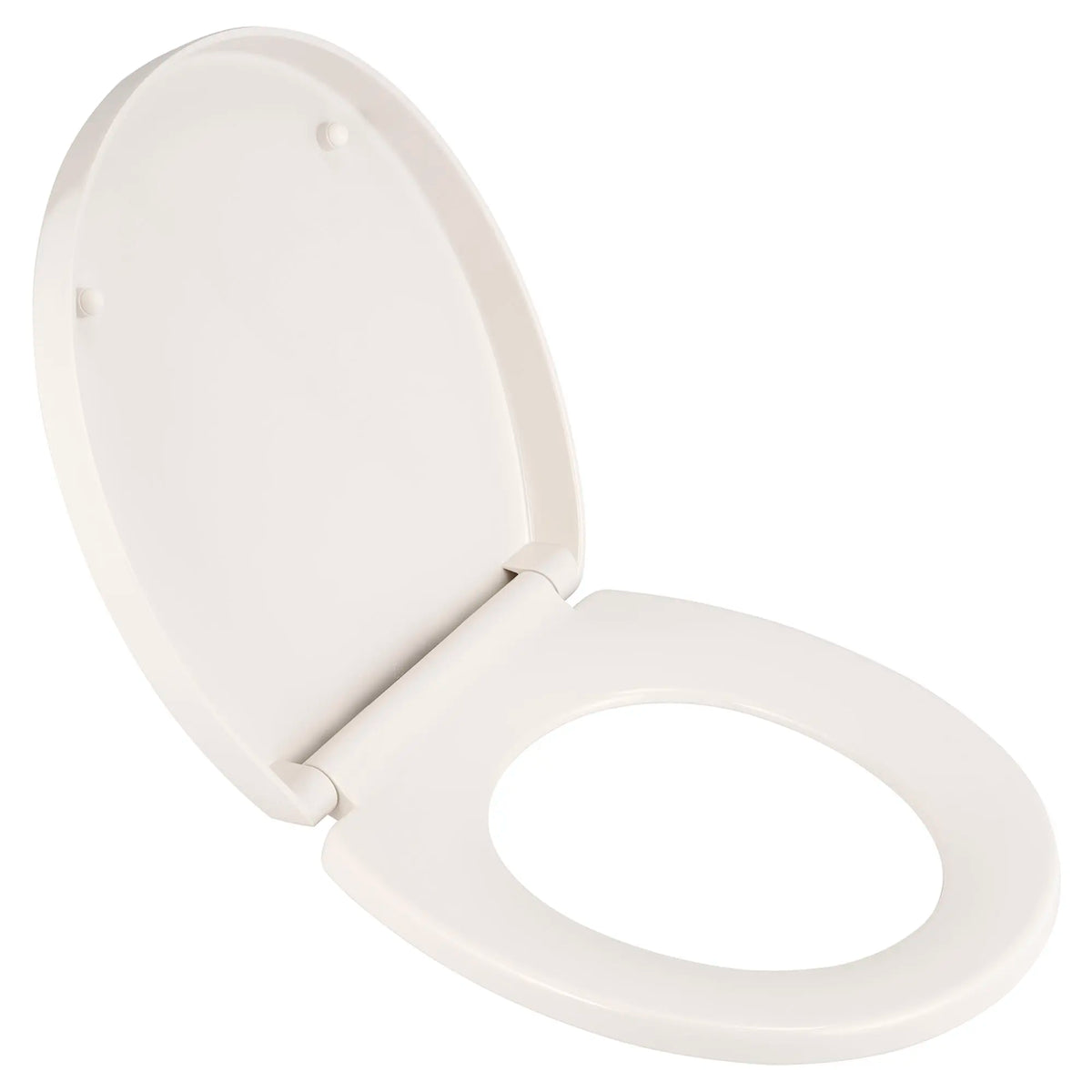 American Standard Telescoping Slow-Close & Easy Lift-Off Round Front Toilet Seat - details