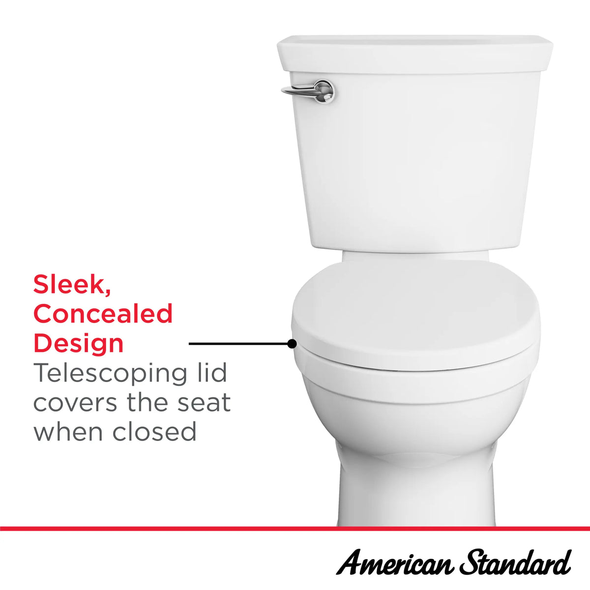 American Standard Champion Telescoping Slow-Close Elongated Toilet Seat - details