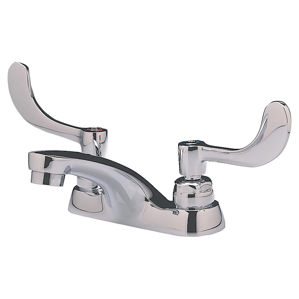 American Standard Monterrey 4-Inch Centerset Cast Faucet With Wrist Blade Handles 0.35 gpm/1.3 Lpm - Polished Chrome