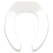 American Standard Commercial Heavy Duty Open Front Elongated Toilet Seat - White