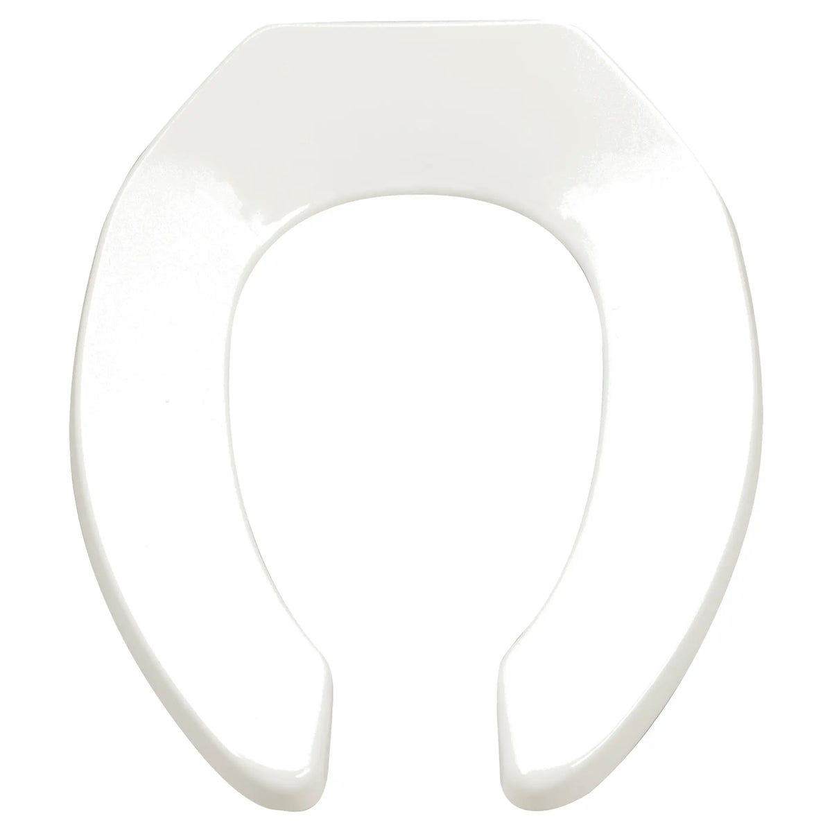 American Standard Commercial Heavy Duty Open Front Elongated Toilet Seat - White