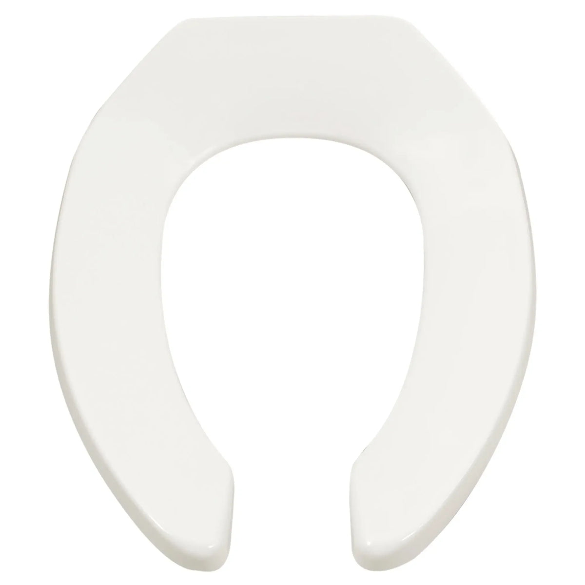 American Standard Commercial Heavy Duty Open Front Elongated Toilet Seat - details