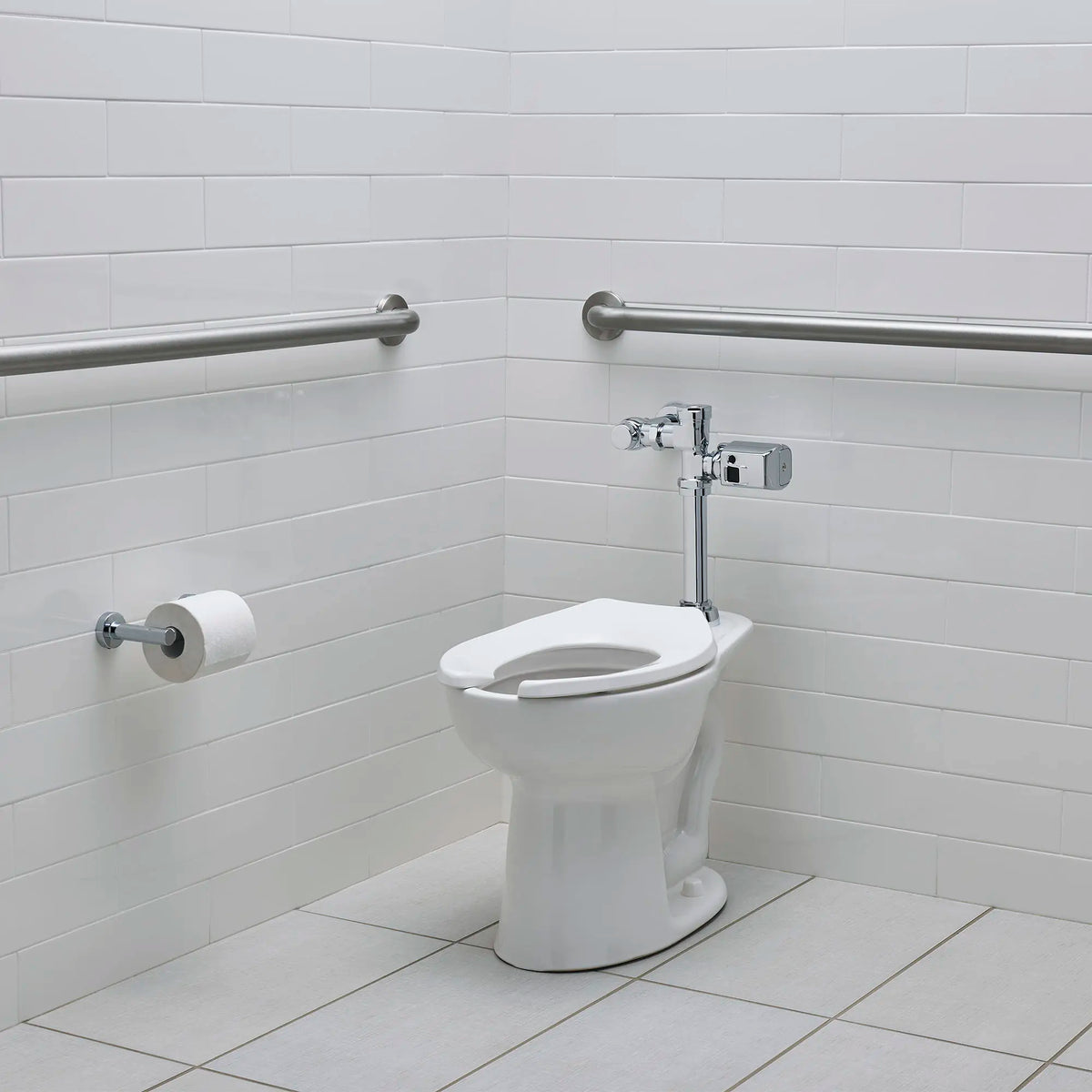 American Standard Commercial Heavy Duty Open Front Elongated Toilet Seat - details