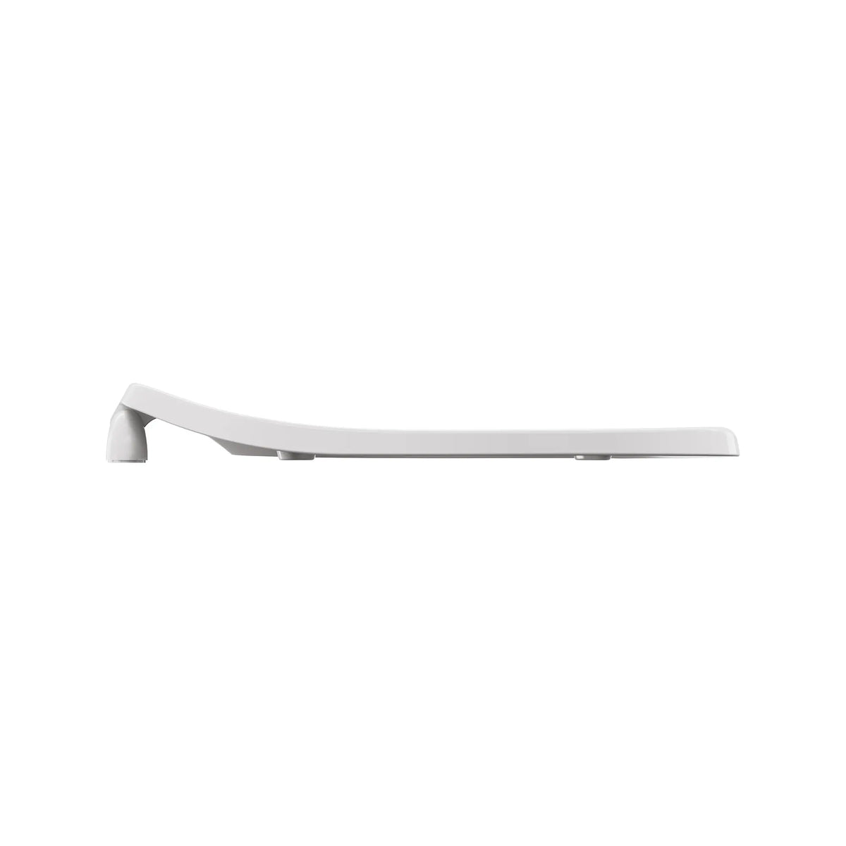 American Standard Commercial Heavy Duty Open Front Elongated Toilet Seat with EverClean Surface and Self-sustaining Hinges - details