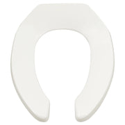 American Standard Commercial Heavy Duty Open Front Elongated Toilet Seat with EverClean Surface - White