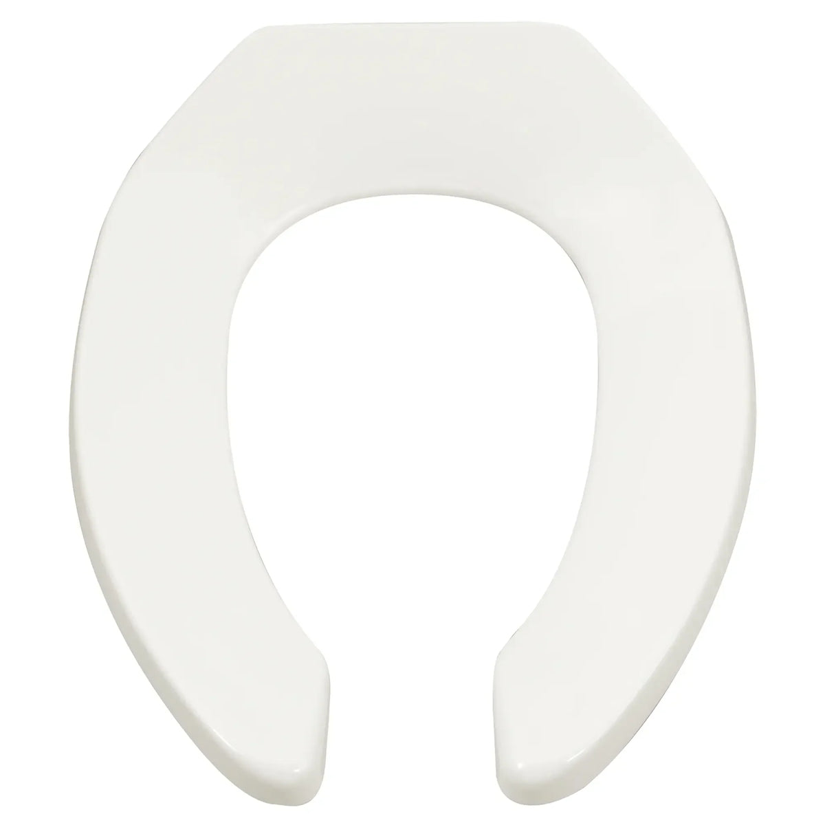 American Standard Commercial Heavy Duty Open Front Elongated Toilet Seat with EverClean Surface - product view