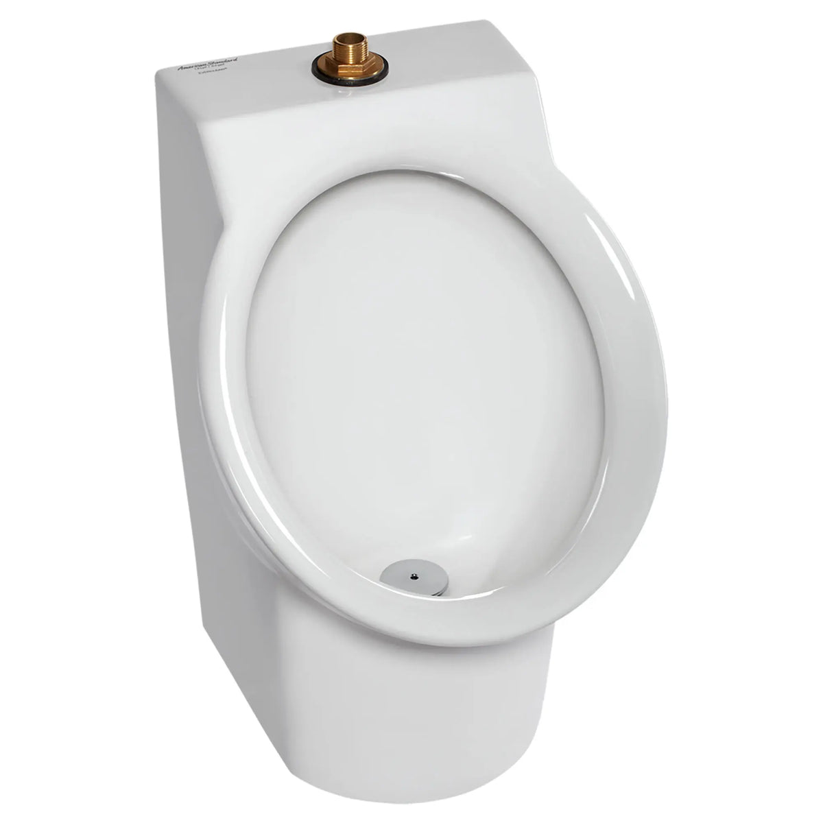 American Standard Decorum 0.125 gpf/0.47 Lpf Top Spud Urinal with EverClean - White