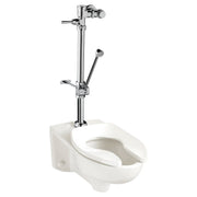 American Standard Ultima Manual Flush Valve With Bedpan Washer Assembly, Straight Tube, 1.28 gpf/4.8 Lpf - Polished Chrome