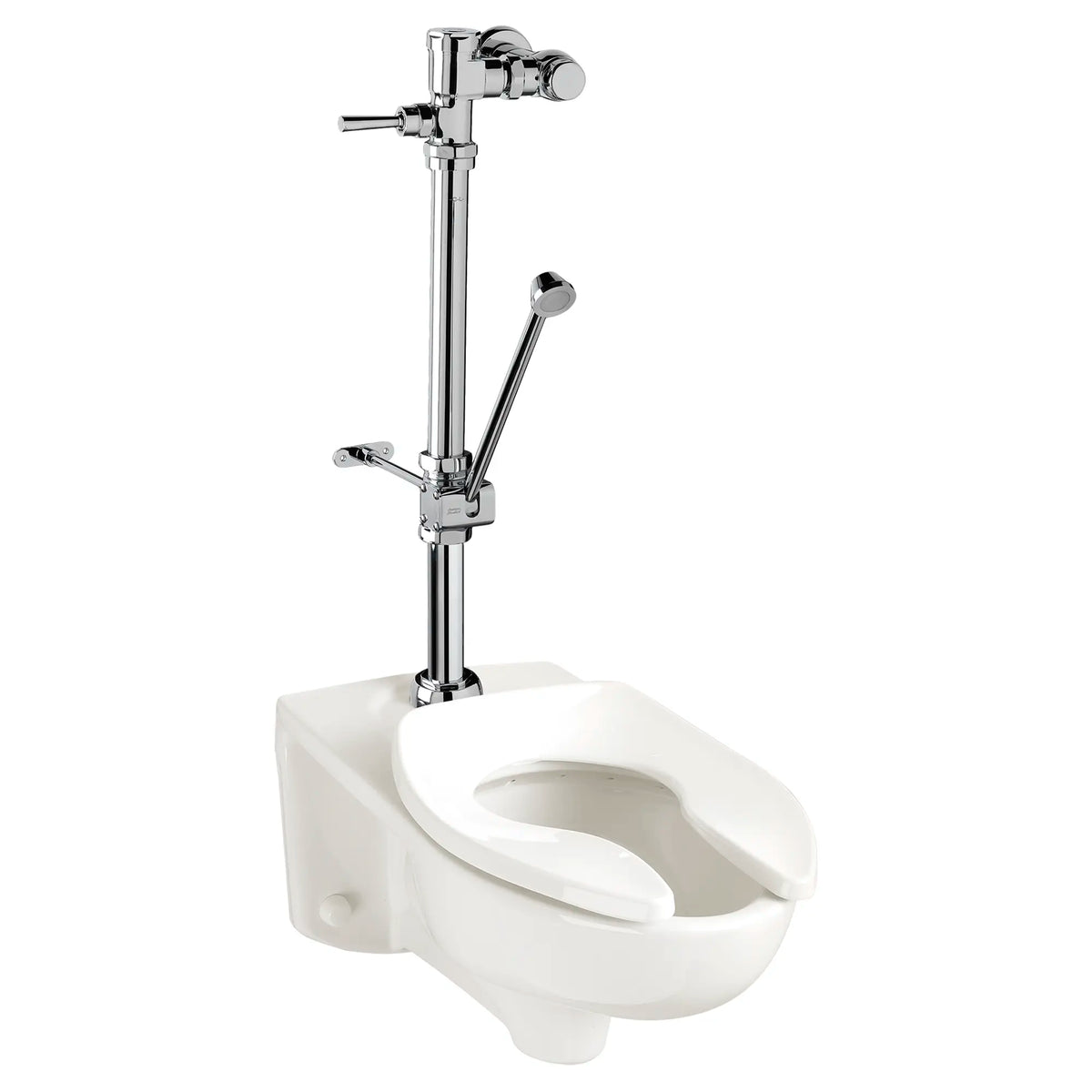 American Standard Ultima Manual Flush Valve With Bedpan Washer Assembly, Straight Tube, 1.28 gpf/4.8 Lpf - product view