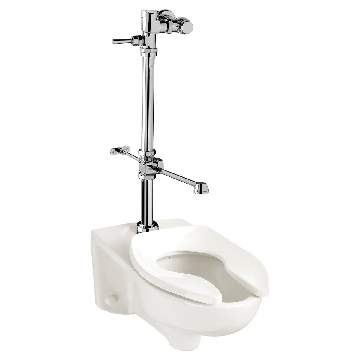 American Standard Ultima Manual Flush Valve With Bedpan Washer Assembly, Straight Tube, 1.28 gpf/4.8 Lpf - details