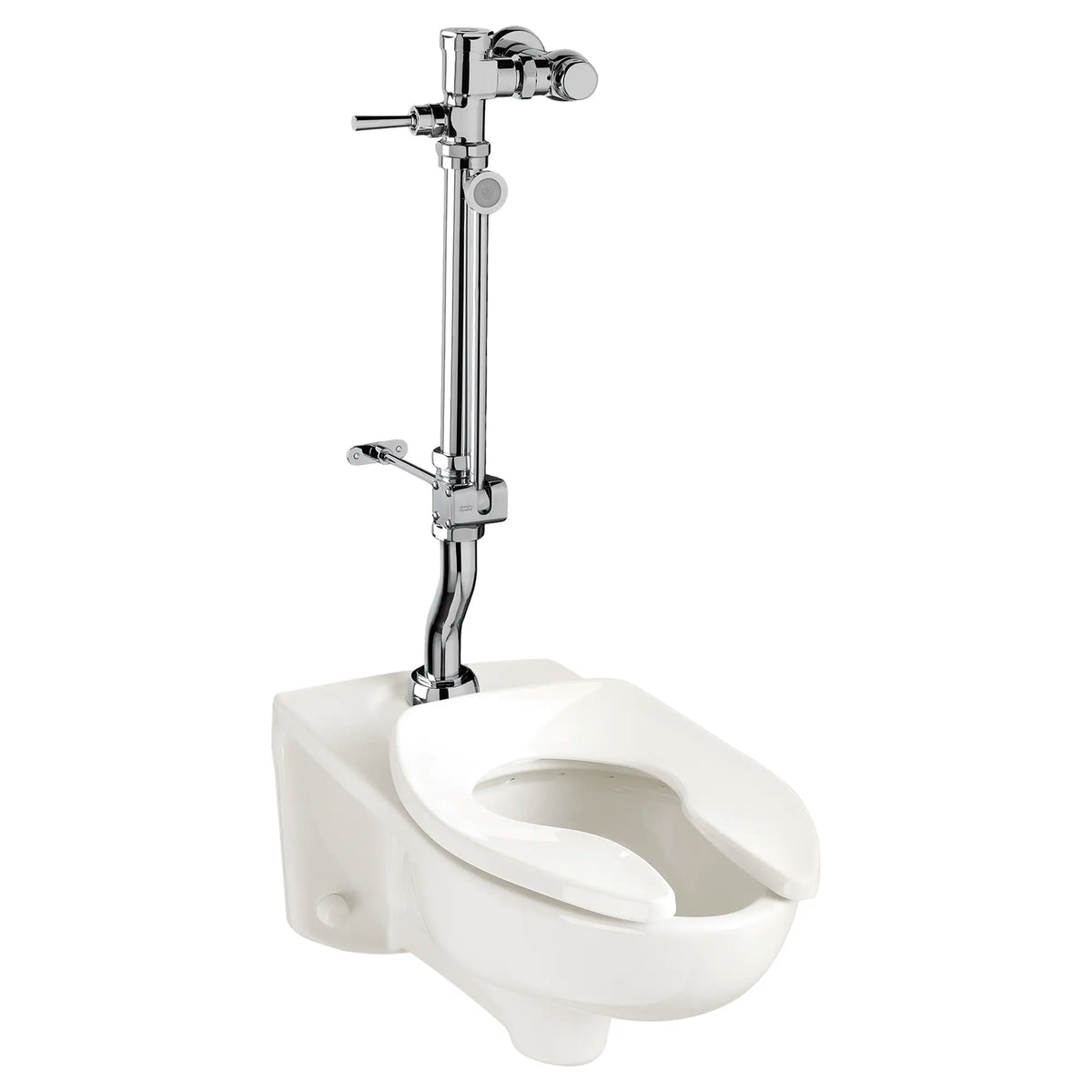 American Standard Ultima Manual Flush Valve With Bedpan Washer Assembly, Offset Tube, 1.28 gpf/4.8 Lpf - product view