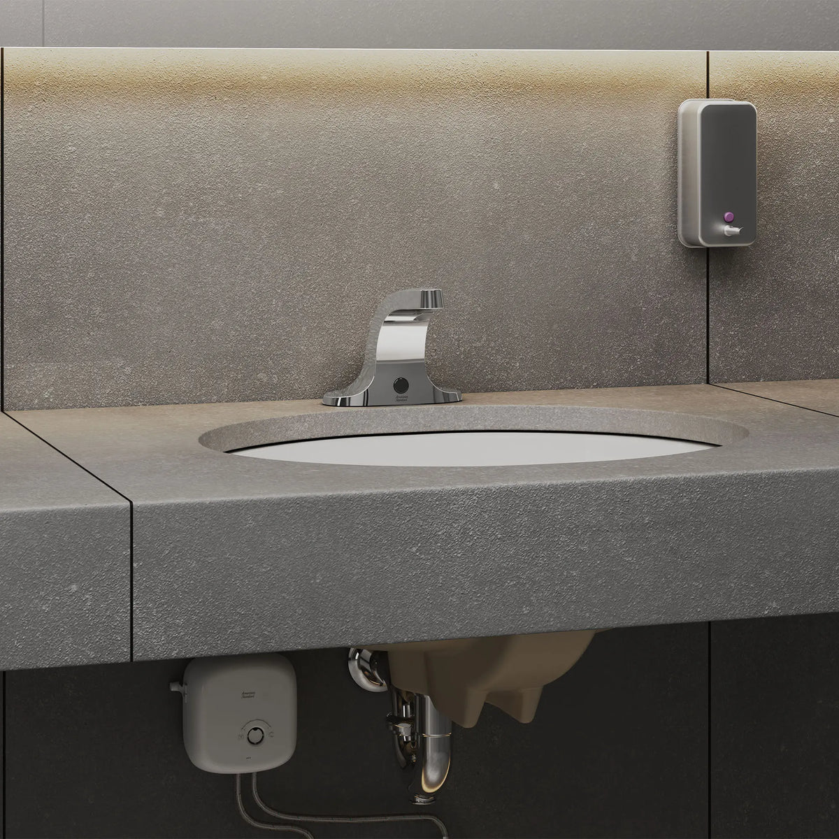 American Standard Innsbrook Selectronic Touchless Faucet, Base Model, 0.35 gpm/1.3 Lpm - details