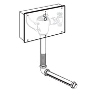 American Standard Ultima Selectronic Concealed Toilet Flush Valve with Wall Box, Base Model, Piston-Type, 1.28 gpf/4.8 Lpf - No Finish