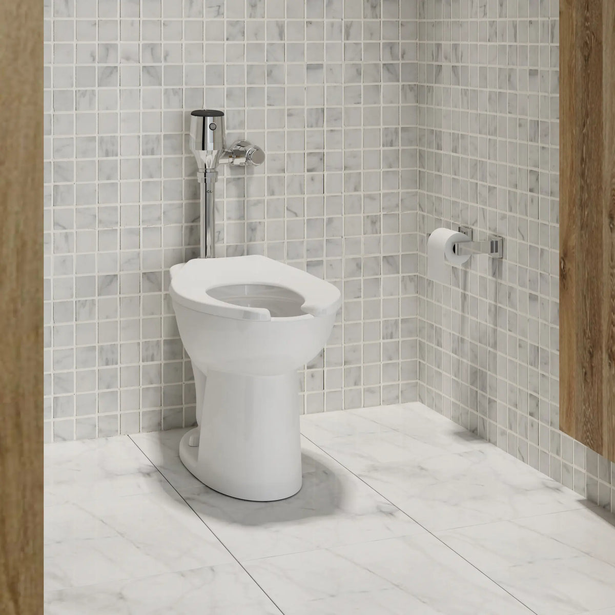 American Standard Ultima Selectronic Exposed Toilet Flush Valve, Diaphragm Type, Battery, 1.28 gpf/4.8 Lpf - product view